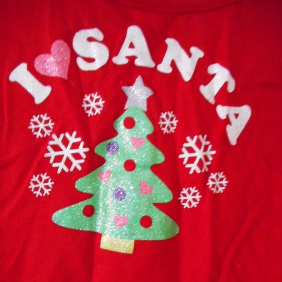 Cute red Santa christmas tree one piece Unisex - Picture 2 of 5